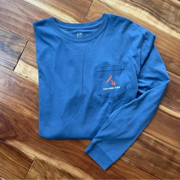 NWOT - Southern Tide Pocket Long Sleeve Tee - Picture 1 of 8